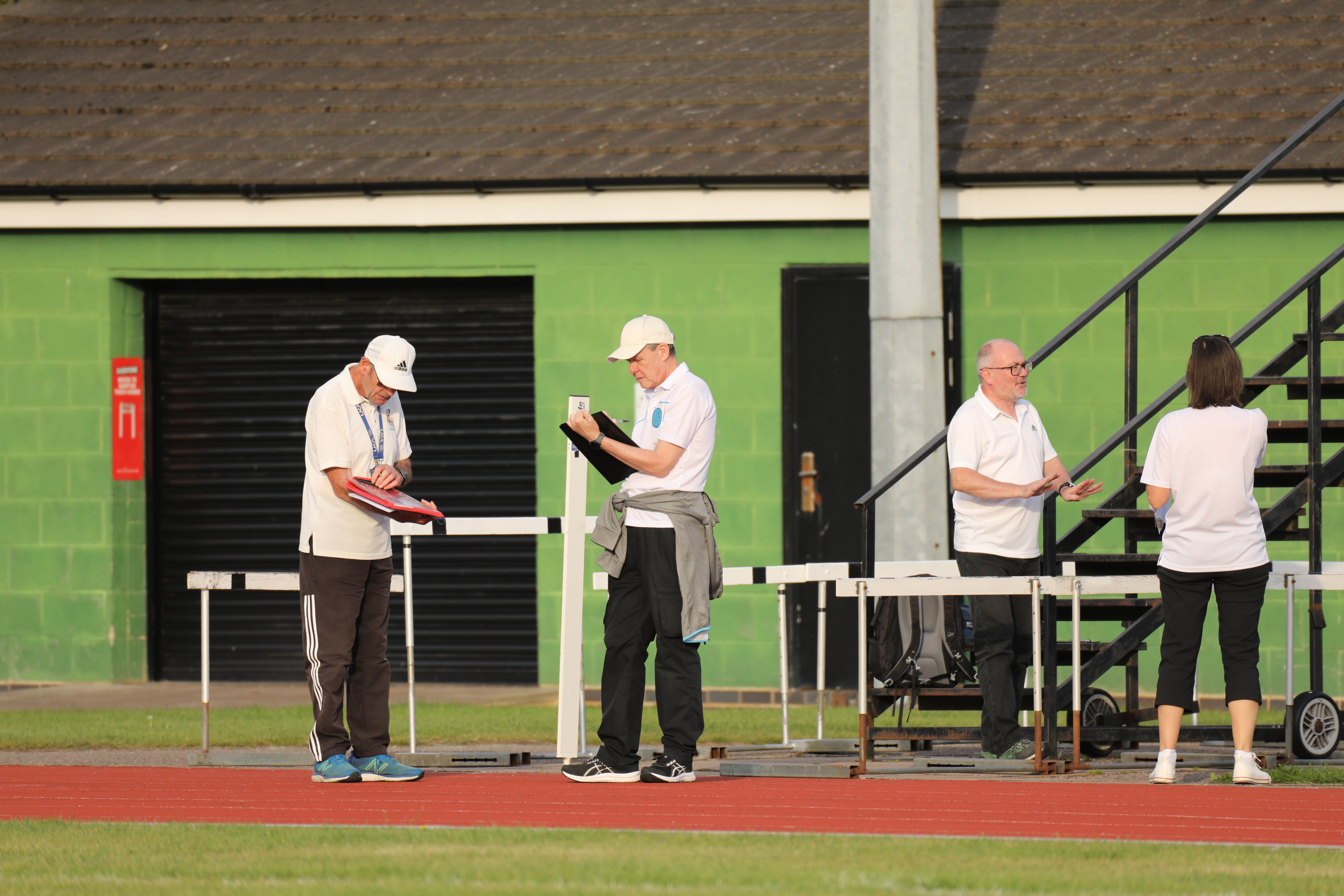 Officials at Anniversary Games