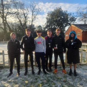 Frozen Bullwell Hall Park for last North Mids League Race Graphic